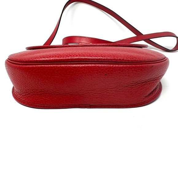 Christian Dior Vintage Bobby Saddle Red Leather Crossbody Shoulder Bag - Picture 7 of 13